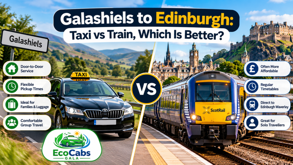 Galashiels to Edinburgh: Taxi vs Train, Which Is Better?